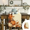 thumbnail image 1 of RBCKVXZ Pumpkins Vine Fall Table Runner, Seasonal Autumn Thanksgiving Kitchen Dining Table Decoration for Home Party Decor 13x72 Inch, 1 of 6