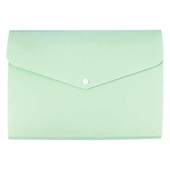 RBCKVXZ School Supplies, New A4 Organ Bag 5 Folder Storage Bag Horizontal Portable Thickened File Bag, Back to School Supplies, Green