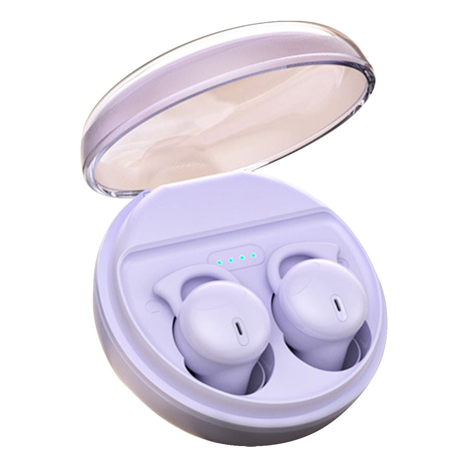 RBCKVXZ Sleep Earbuds Wireless Bluetooth Headset Bluetooth 5.3 Mini In Ear Microphone Wearable Earphones for Sleeping Birthday Gifts on Clearance, Purple
