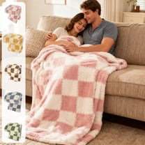 RBCKVXZ Soft Fleece Throw Blanket, Thick Warm Nap Blanket for Bed, Couch, Cozy Plush Reversible Blanket for Chair, Sofa (Yellow, 27"x39")