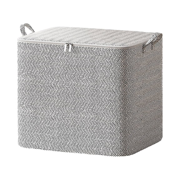 RBCKVXZ Storage Bags 110L Foldable with Zipper and Handle Closet Space Saver Stackable Bins Containers Moving Boxes Organizer for Clothes Outdoor Bedding Blankets Pillows Quilt(19"L x 17"W x 19"H)