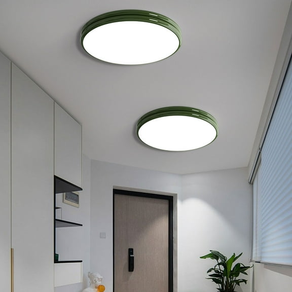 RBCKVXZ Three Color Lighting Cream Breezes Eye Protection Ceiling Lights Easy Modern Lamps Main Lights Full Spectrums Bedrooms Lights