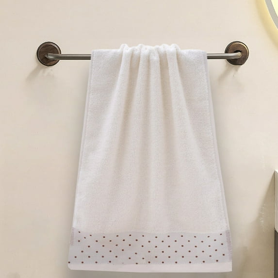 RBCKVXZ Towels 1 Pack Bath Towels 13 x 29 Inches Cotton, Larger & Lighter, Quicker to Dry, Lighter Weight, Super Soft and Absorbent, Perfects Bathroom Towels (Gray)