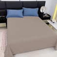 thumbnail image 1 of RBCKVXZ Twin Size Bed Sheet - Soft Microfiber Sheets, Cooling Technology, and Wrinkle-Free Pillowcase. Hotel-Quality, Solid Color Mattress Protector, 47"x90", Khaki, 1 of 6