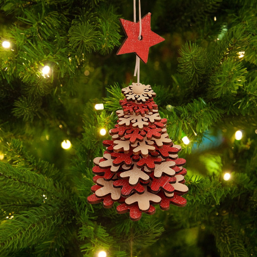 RBCKVXZ Christmas Decorations Under $5.00 Clearance, Santa Claus Snowman  Candy Cane Ornament Christmas Tree Decoration Ornament, Christmas Ornaments