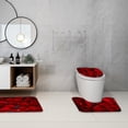 thumbnail image 1 of RBCKVXZ Valentine's Day Foam Bath Mat Set Bathroom Carpet 3-piece Toilet Mat Set Soft Comfortable Water-Absorbent Non-Slip- Thickened- Machine Washable And Easy To Dry, 1 of 8