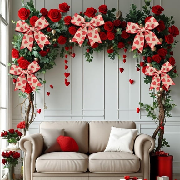 RBCKVXZ Valentines DIY Heart Ribbon Selfs-Adhesive Loves-Shaped Decorating Strip For Crafts Gifts And Party Decoration