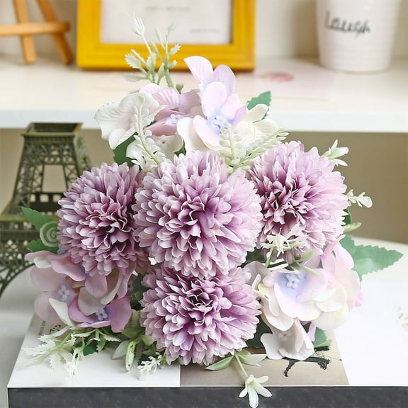 RBCKVXZ Wedding Bouquets for Bride Bridesmaid Bouquet Faux Pink Cream White Rose Artificial Silk Flowers for Wedding Party DIY Arrangement Valentine's Day Home Decoration, Gifts