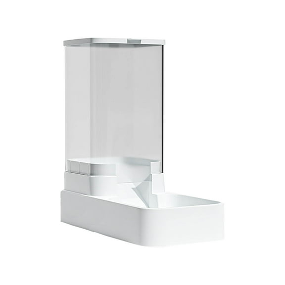 RBCKVXZ White Automatic Dog Cats Feeder and Water Dispenser in Set, for Small Medium Dog Puppy Kittens (3.8L)
