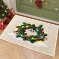 thumbnail image 1 of RBCKVXZ Winter Chirstmas Welcome-Doormat Outdoor-Entrance Front Door Mat, Seasonal Entryway-Rug Non-Slip Dirt-Trapping Indoor-Outside Porch Mat 16"x24" for Home Decor, 1 of 6