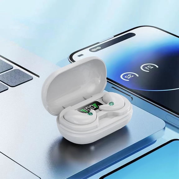 RBCKVXZ Wireless Earbuds Bluetooth 5.3 Earphones Lightweight Headphones Wireless Birthday Gifts, White