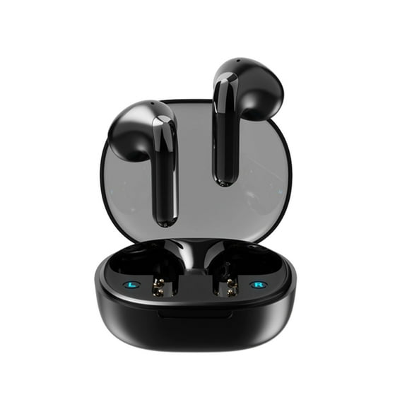 RBCKVXZ Wireless Earbuds Mini Ear Buds Bluetooth Headphones 5.3 Bluetooth Headsets Light-Weight Earphones with Microphone & Charging Case Display for TV Phone PC Laptop, Black