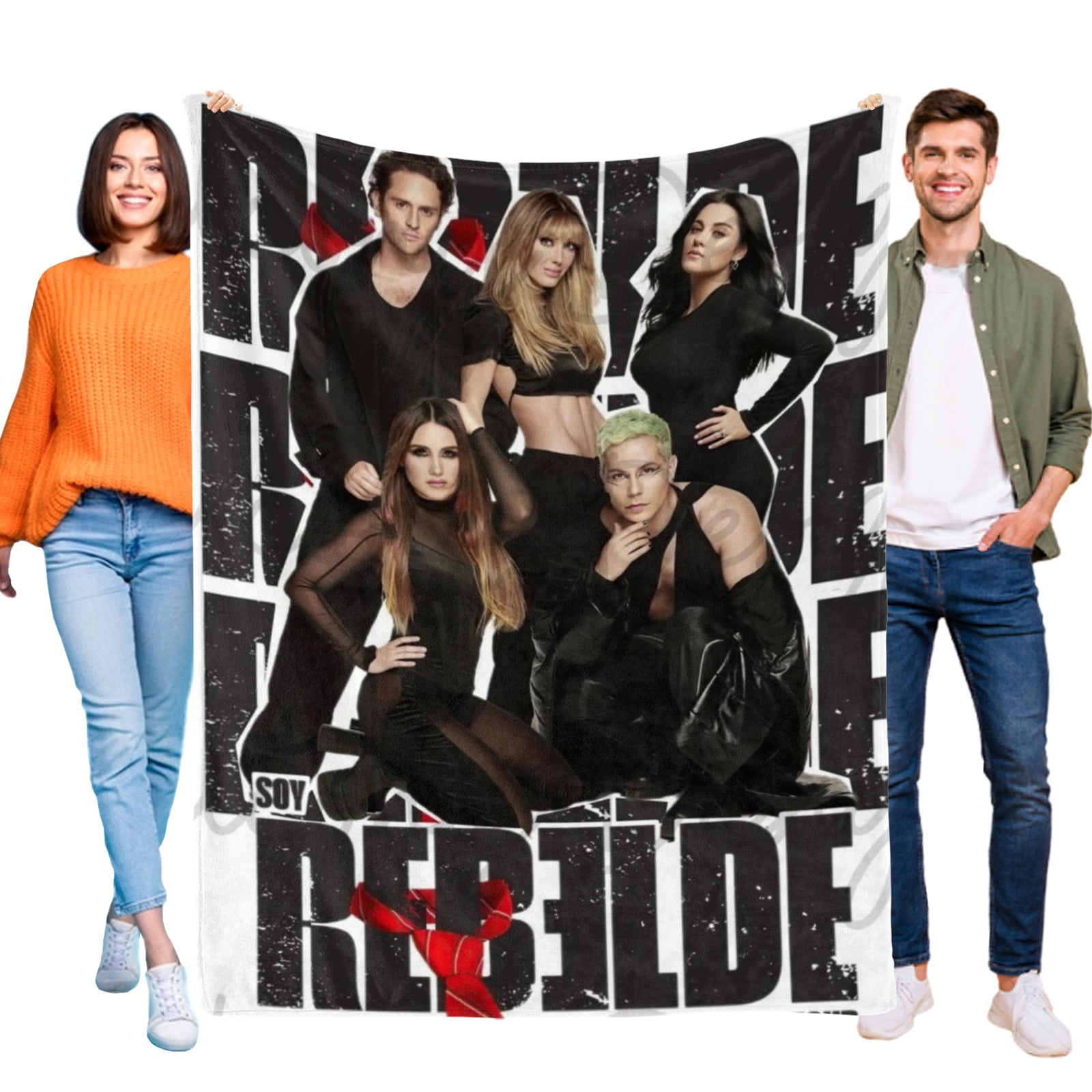 RBD Rebelde Throw Blanket Gifts for Fans Lover Girls Boys Women Present Hoodie Him Bed 40"x50"