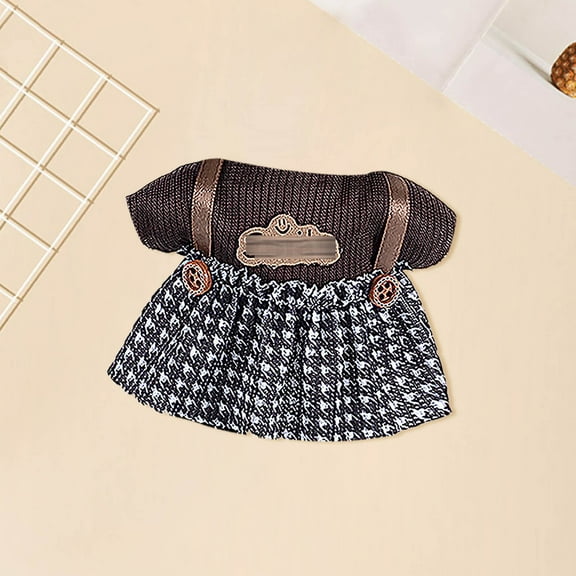 RBEK Fashion Doll Clothes Outfit Set Quality Costume Dress Up Accessories For 12 Inch Dolls Soft Material Handmade Design
