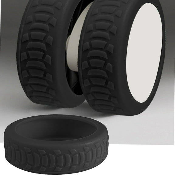 RBEK Noise Reducing Silicone Protective Cover For Casters Of Trolley Sound Reducing Silicone Wheel Covers For Universal Wheels And Silicone Wheel Covers For Suitcases