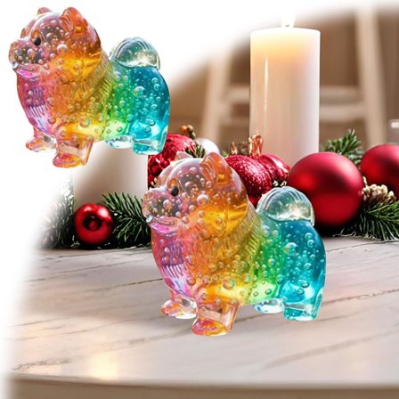 RBER 8CM Glass Figurines Mini Dog Statue Includes Dachshund, Beagle DNE & DORA Hand Blown Glass Figurines Mini Dog Statue Includes Dachshund, Beagle Dog ,Home Decoration