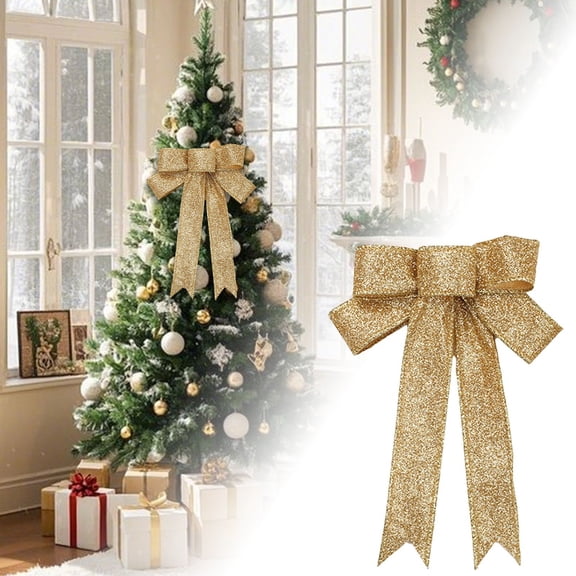 RBER Christmas Decorations Bow Year Holiday Party