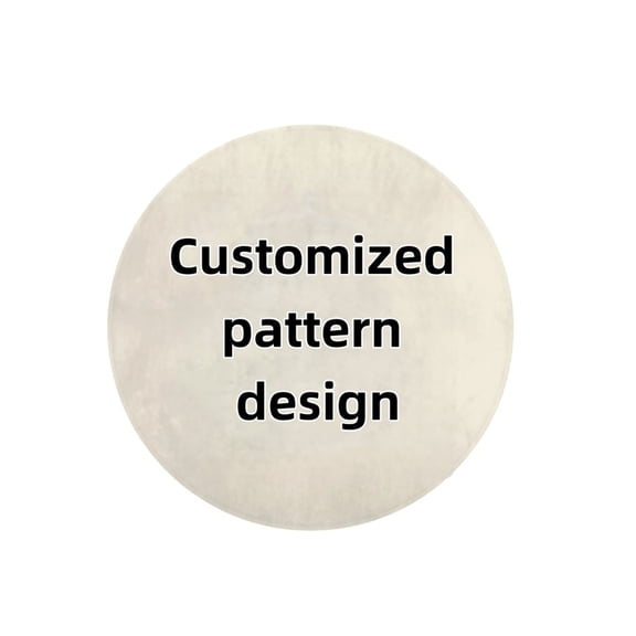 RBER Customized Round Faux Carpet Perfect For Home This Is A Great Choice For Those Who Want To Personal Style To Their Home