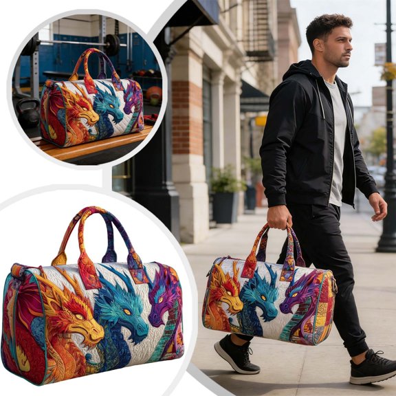 RBER Fashion Sports Large Capacity Daily Leisure Sports 3D Shaped Printed Storage Are Suitable For Outdoor Storage And Fitness Storage.