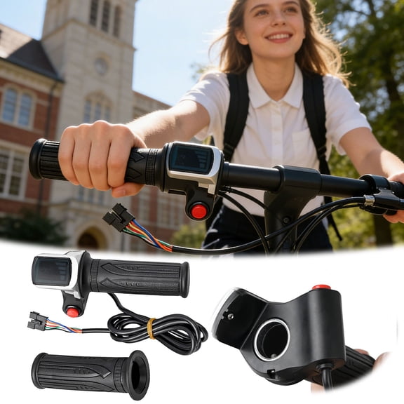 RBER Universal Motorcycle Throttle Assist Grip Handlebar Acceleration Control Lever For Easier Riding