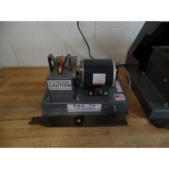 RBG 7" Professional Fast Grind Lawn Mower Blade Sharpener 712