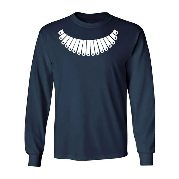 RBG Collar Adult Long Sleeve T-shirt
