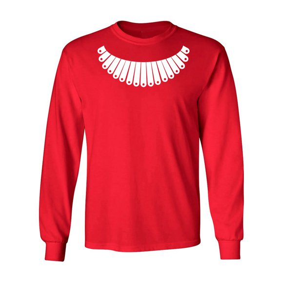 RBG Collar Adult Long Sleeve T-shirt