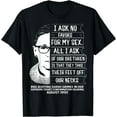thumbnail image 1 of RBG Quote I Ask No Favor For My Sex Feminist T-Shirt Black X-Large, 1 of 4
