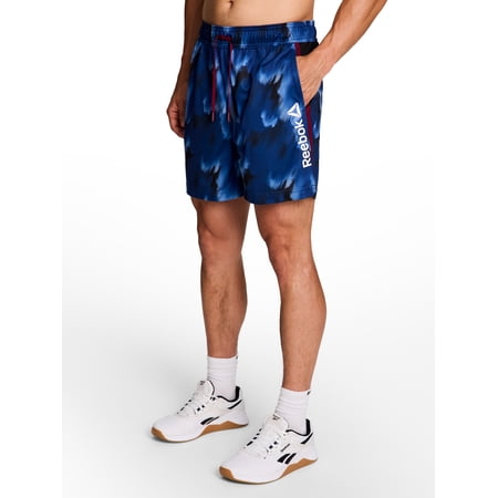 Reebok Men's Reebok Men's and Big Men's Champ Knit Performance Shorts, 6" Inseam, Sizes XS-3XL