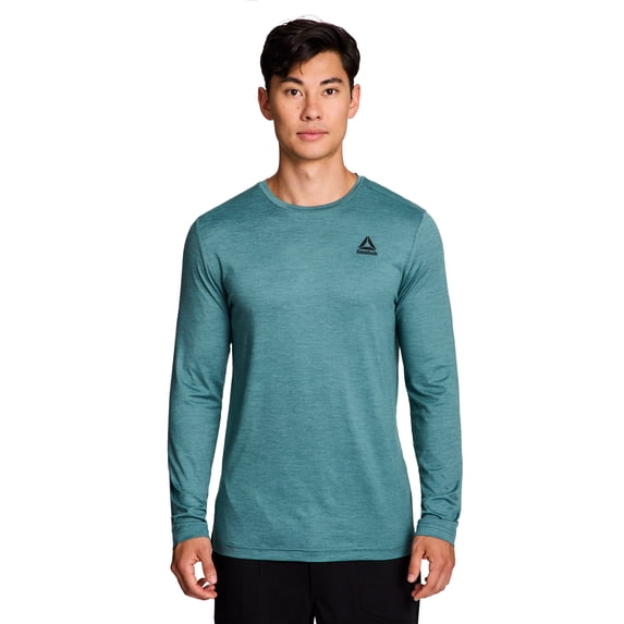 Reebok Men's and Big Men's Legacy Core Long Sleeve Tee Shirt, Sizes XS-5XL