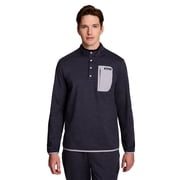 Reebok Men's and Big Men's Freedom Mock Neck Snap Pullover Sweatshirt, Sizes S-3XL