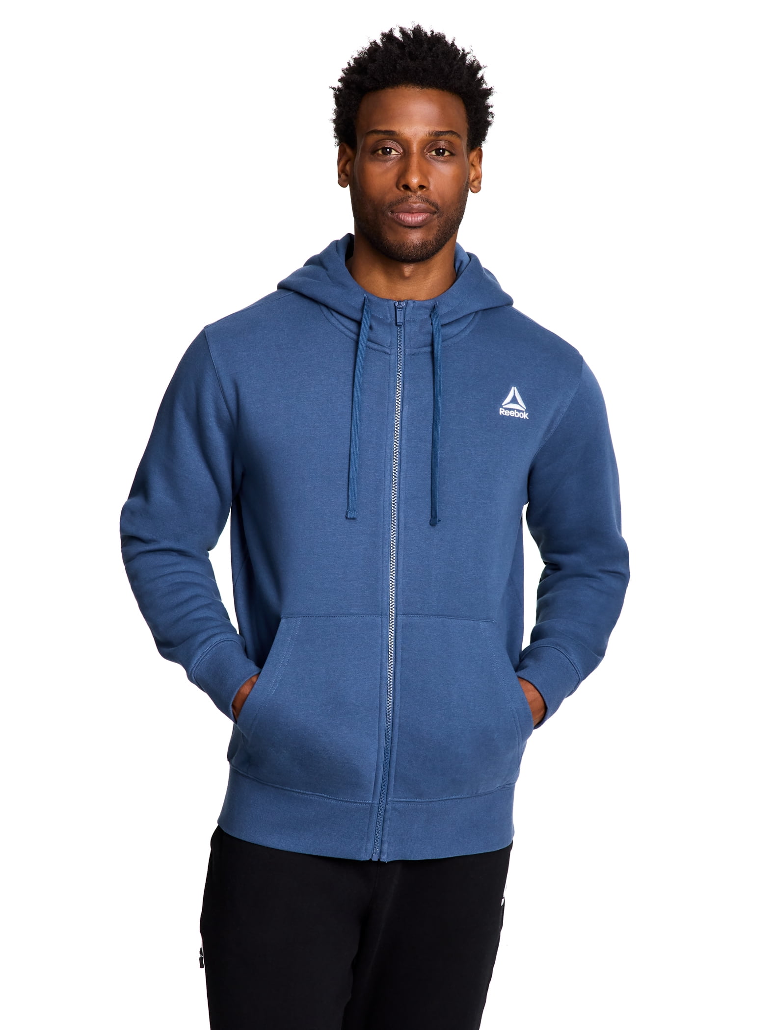 Reebok Men's and Big Men's Game Day Full Zip Hoodie, Sizes XS-5XL