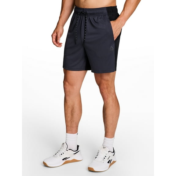 Reebok Men's and Big Men's Trekker Hybrid Performance Short, 6" inseam, Size S-3XL