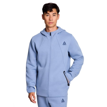 Reebok Men's and Big Men's Momentum Fleece Full Zip Hoodie, Sizes XS-5XL