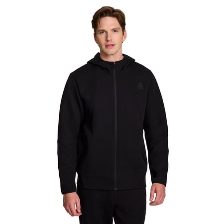 Reebok Men's and Big Men's Momentum Fleece Full Zip Hoodie, Sizes XS-5XL