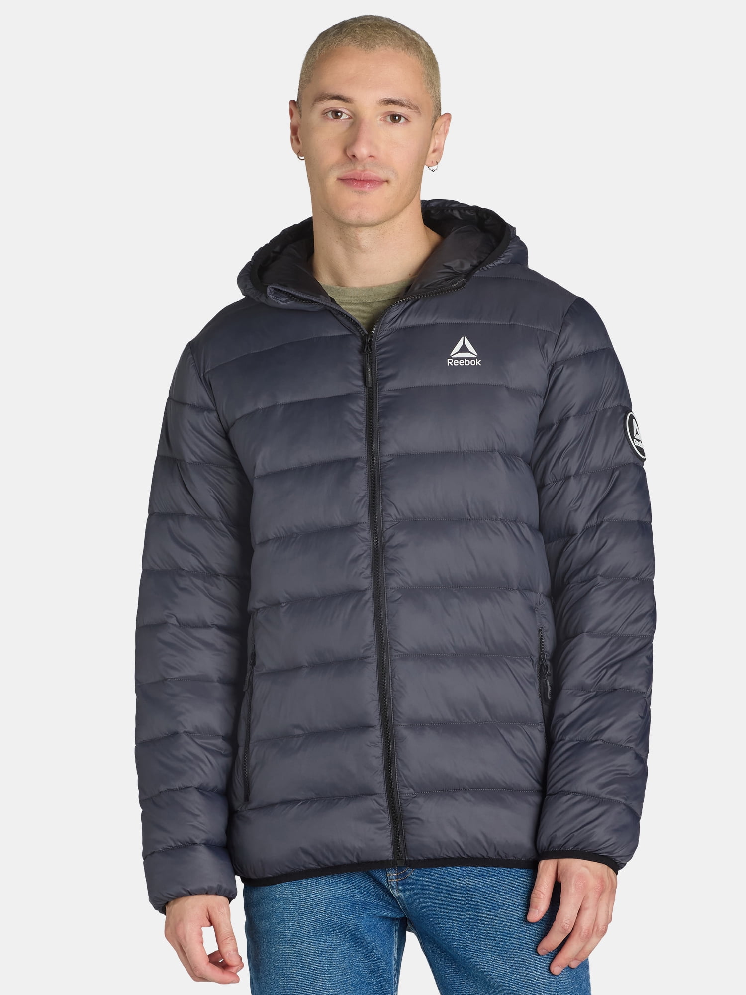 Reebok Men's and Big Men's Packable Puffer Jacket, Sizes S-3XL