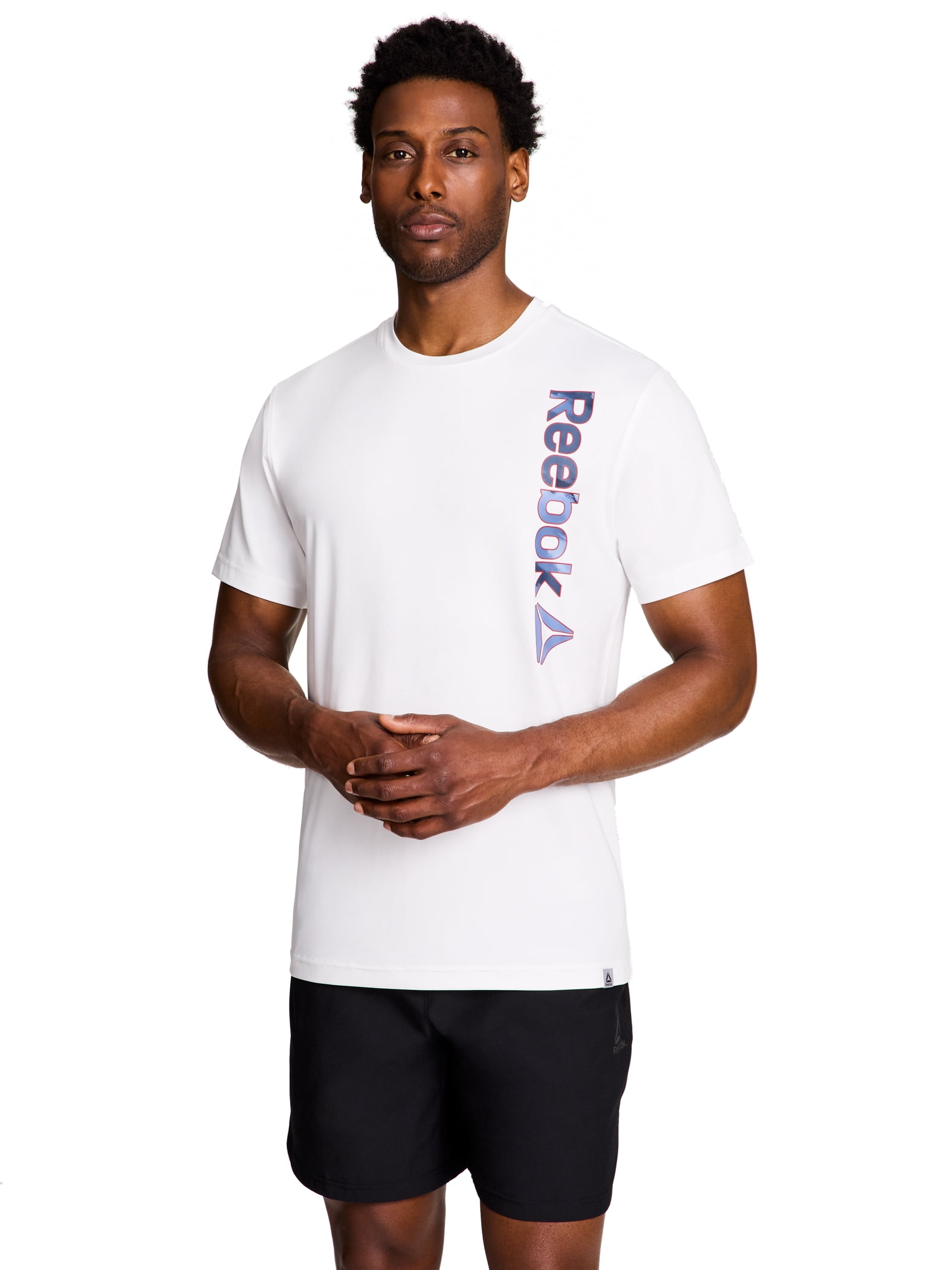 Reebok Men's and Big Men's Angled Linear Graphic T-Shirt, Sizes XS-5XL