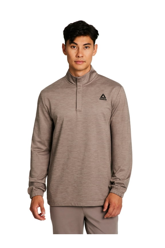 Men's and Big Men's Active Refined Quarter Zip Pullover, Sizes S-3XL