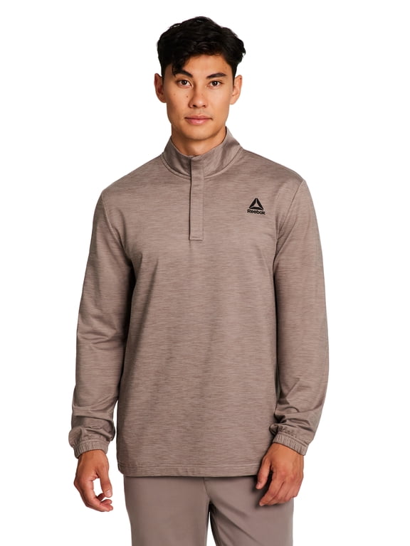 Men's and Big Men's Active Refined Quarter Zip Pullover, Sizes S-3XL