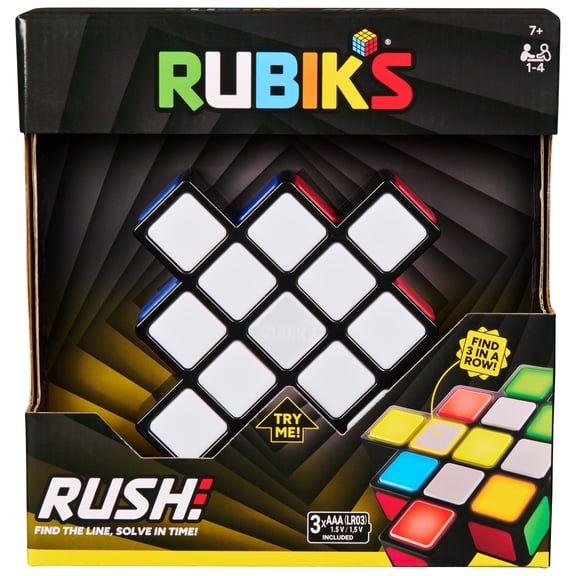 Rubik's Rush Light-Up Electronic Game, 1-4 Players, Ages 7 and up
