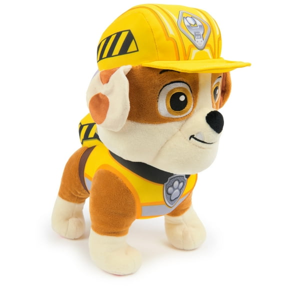 Rubble and Crew Rumbling Rubble Interactive Plush Toy, 12