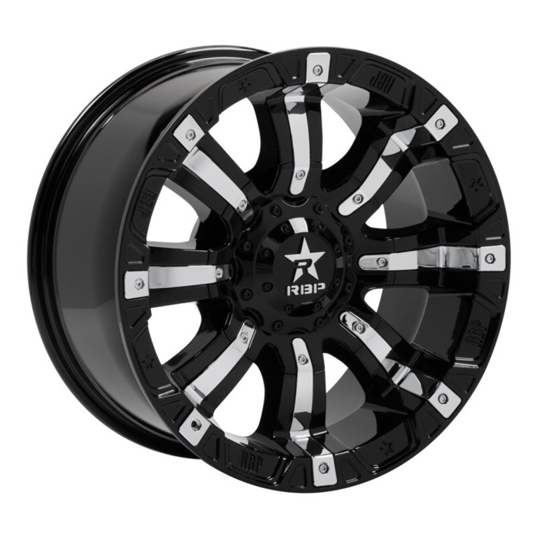 ★RBP-94R LEXANI WHEEL ★17×9J★PCD136.9★6H RBP - 94R Black with Chrome Inserts (17