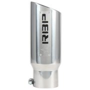 RBP RX-1 Polished Dual-Badged Exhaust Tip Inlet 3.5in. / Outlet 4.5in. / Length 12in. - SS
