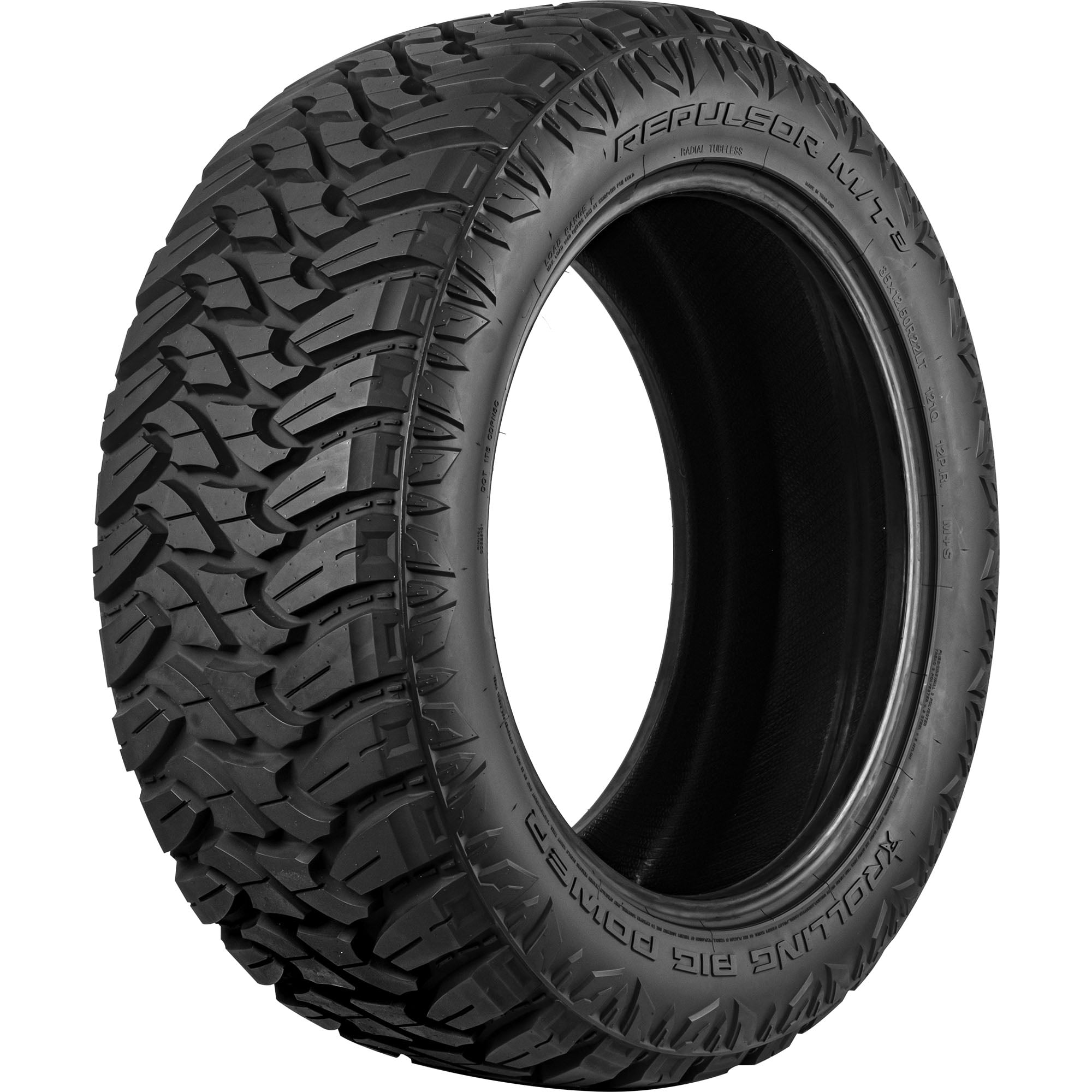 RBP Repulsor M/T 3 Mud Terrain LT33X12.50R20 119Q F Light Truck Tire simolary.com 9 RBP Repulsor M/T 3 Mud Terrain LT33X12.50R20 119Q F Light Truck Tire