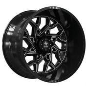 RBP Rolling Big Power 24x14 Black With Natural Grooves Wheel - Not Applicable Bolt Pattern