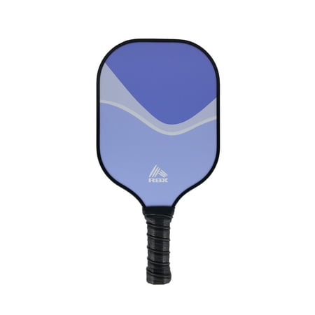 RBX Active Fiberglass Pickleball Paddle with Cushioned Grip, Matching Cover