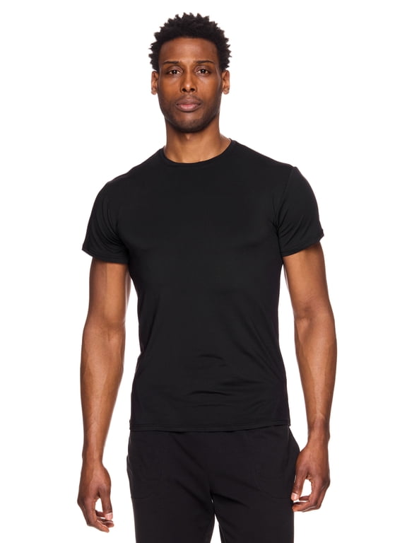 Active Men's 2-Pack Quick Dry Crewneck Undershirts