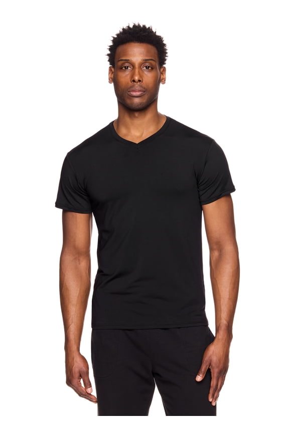 Active Men's 2-Pack Quick Dry V-Neck Undershirts