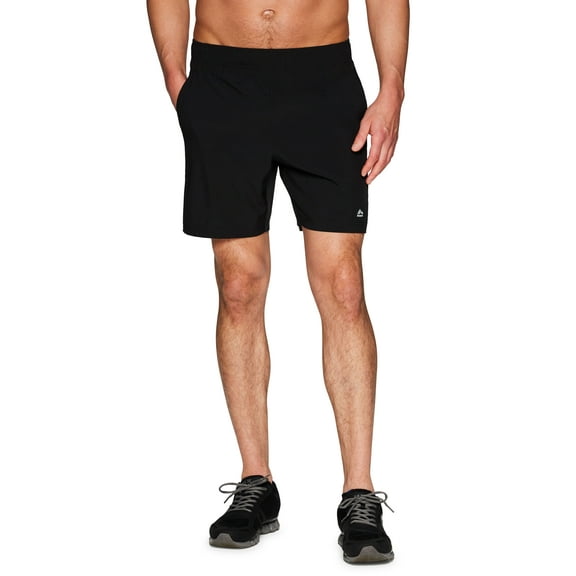 RBX Active Men's 7-Inch Mesh Detail Quick Dry Woven Basketball Gym Shorts