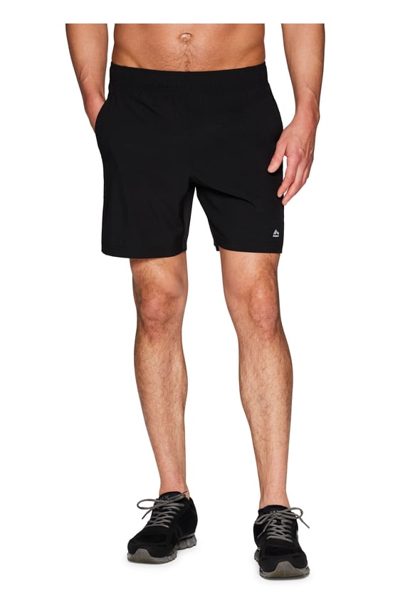 Active Men's 7-Inch Mesh Detail Quick Dry Woven Basketball Gym Shorts